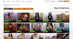 Desktop Screenshot of blackfreecams.com