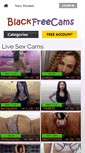 Mobile Screenshot of blackfreecams.com